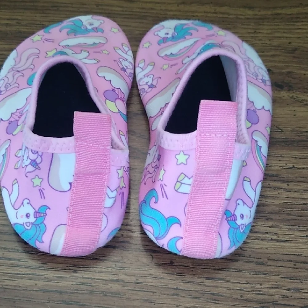 Pink Unicorn Slip-On Shoes